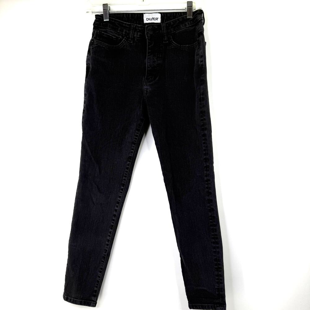 DU/ER Women's Black Denim High Rise Skinny Jeans Size 26